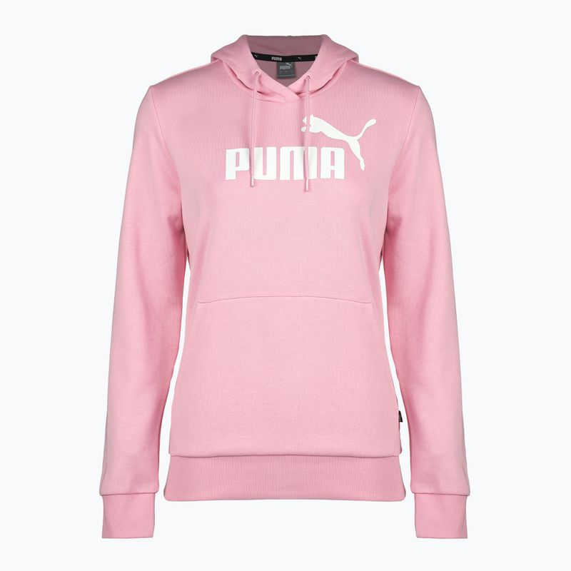 Puma ESS Logo Felpa con cappuccio TR (S) rosa lilla