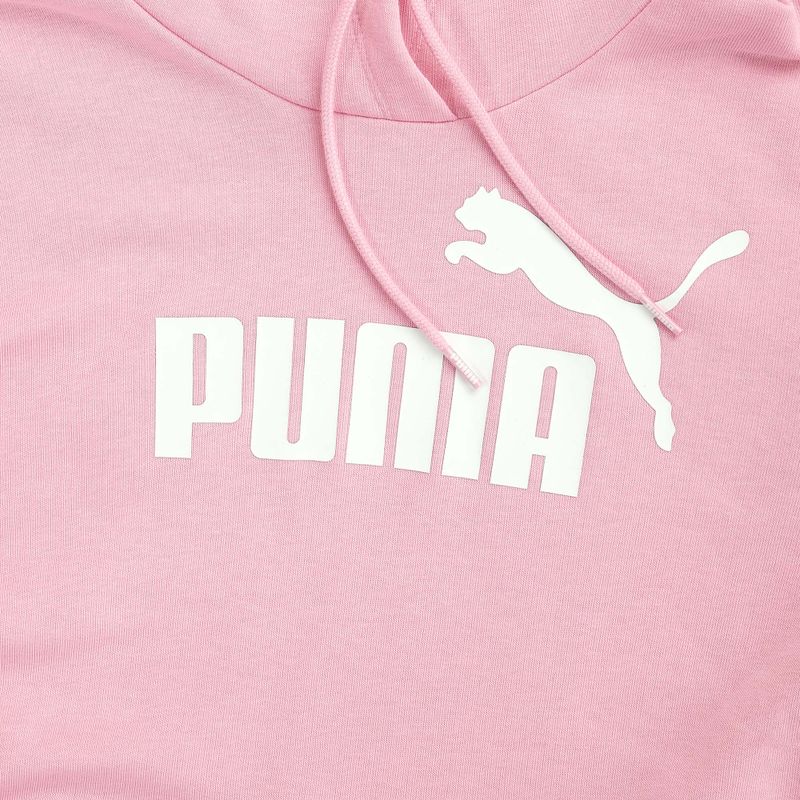 Puma ESS Logo Felpa con cappuccio TR (S) rosa lilla 3