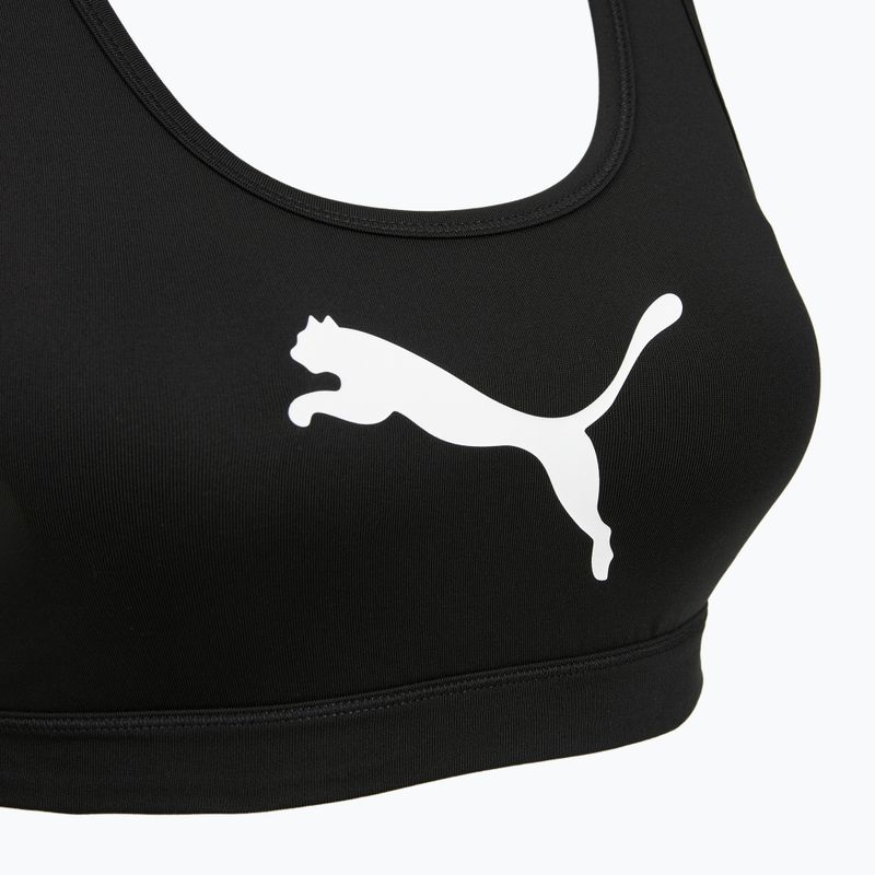Reggiseno sportivo da running PUMA 4Keeps Bra black/white 3