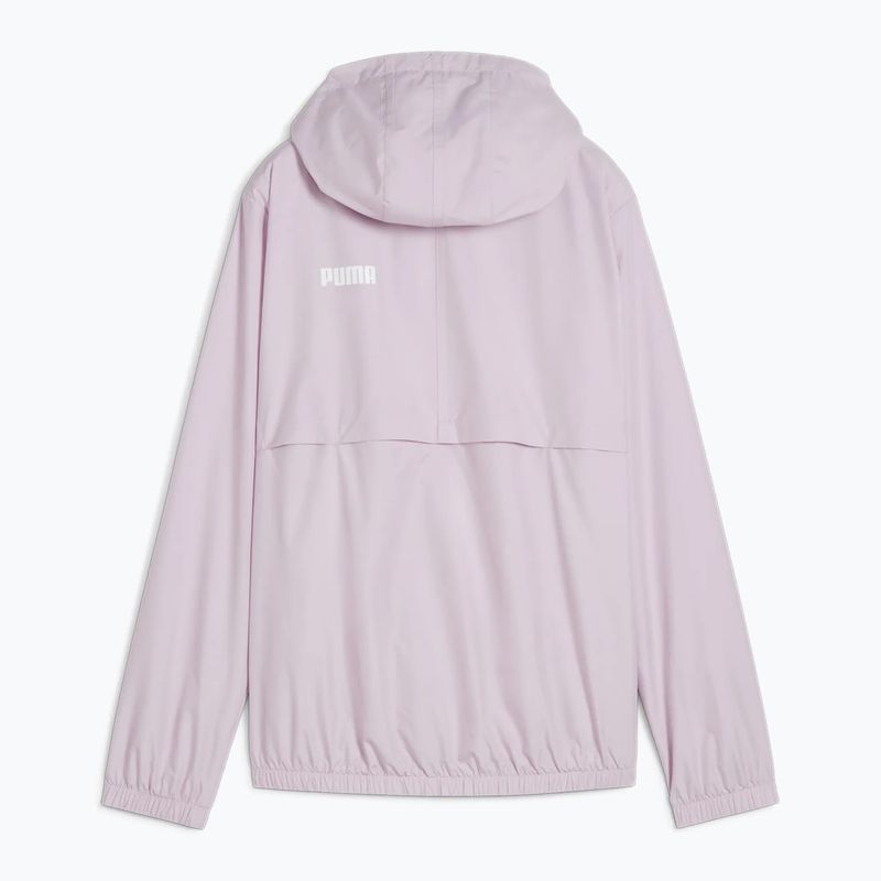 Giacca PUMA ESS Solid Windbreaker Hoodie da donna, nebbia d'uva 2