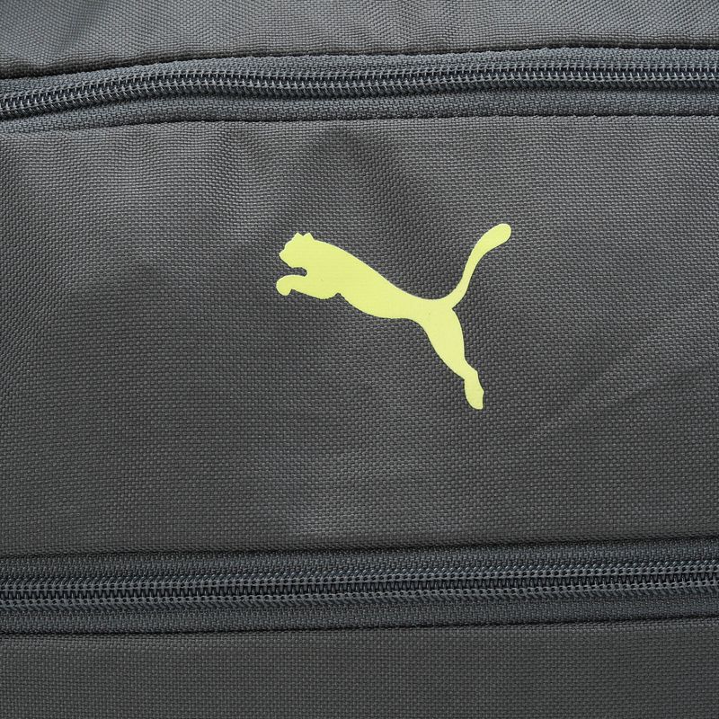 Borsa da allenamento PUMA Fundamentals Sports grigio minerale/lime sheen 6