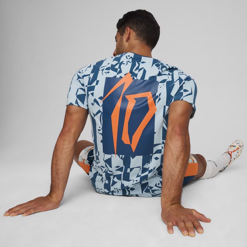 PUMA Neymar Jr Creativity Logo Football Tee Uomo oceano tropicale/turchese surf 6