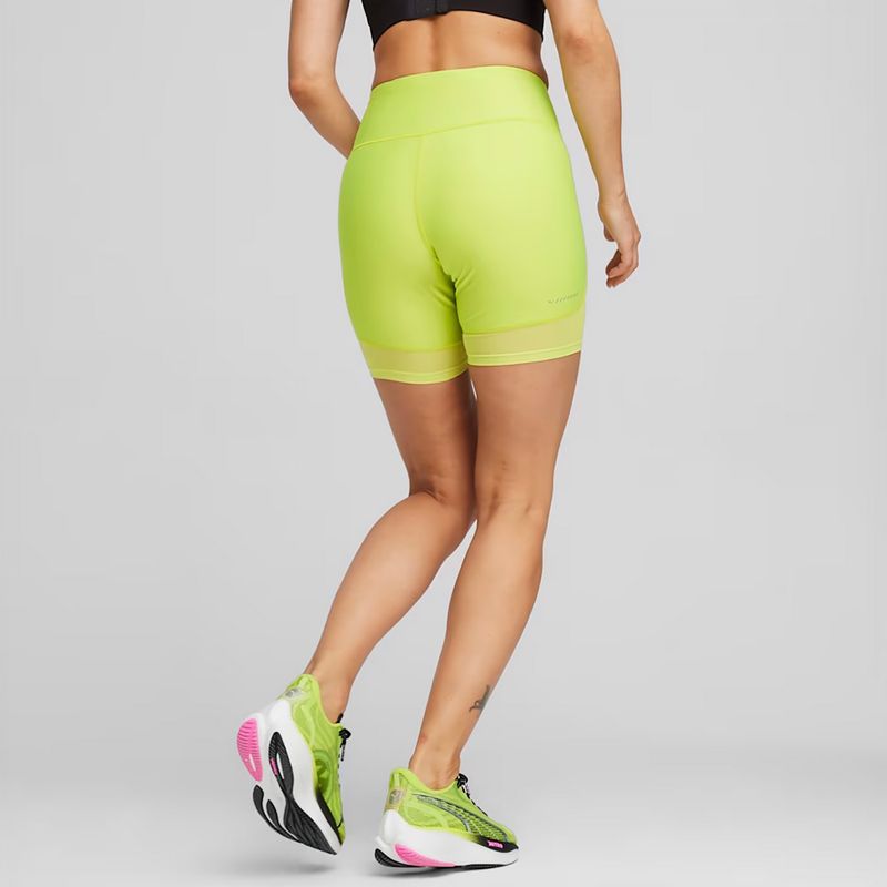 Pantaloncini da corsa da donna PUMA Run Ultraform 6" verde 5