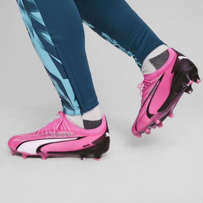 PUMA Ultra Ultimate FG/AG scarpe da calcio rosa veleno/puma bianco/puma nero 4