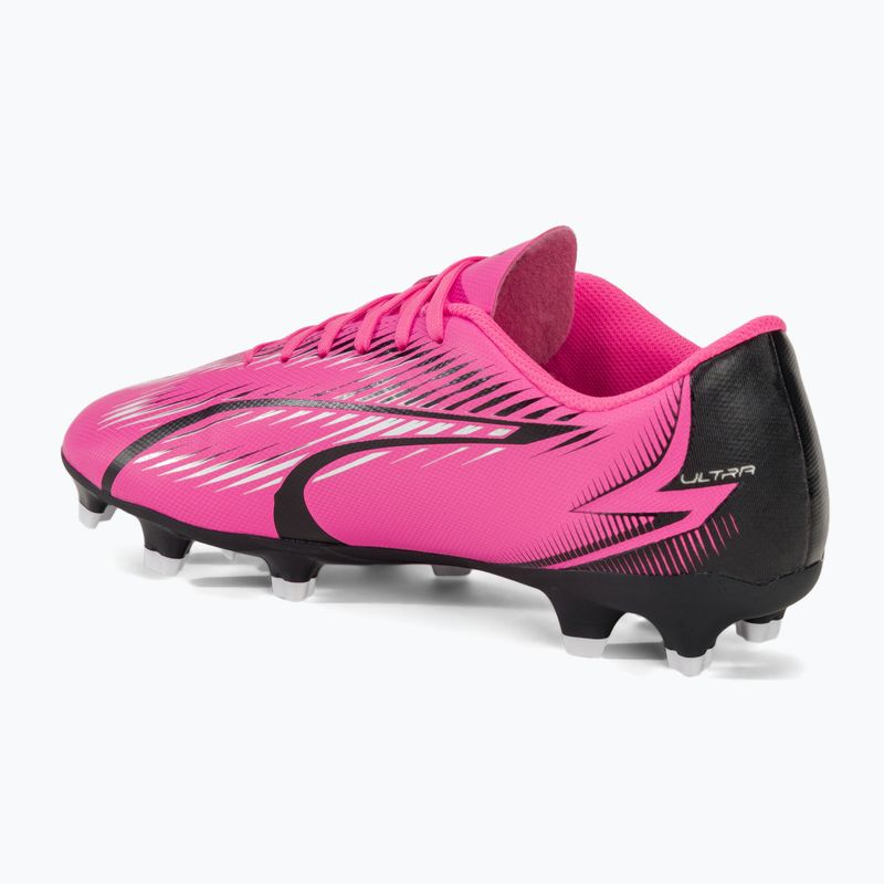PUMA Ultra Ultimate FG/AG scarpe da calcio rosa veleno/puma bianco/puma nero 3