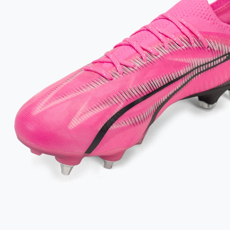 Scarpe da calcio PUMA Ultra Ultimate MxSG rosa velenoso/puma bianco/puma nero 7