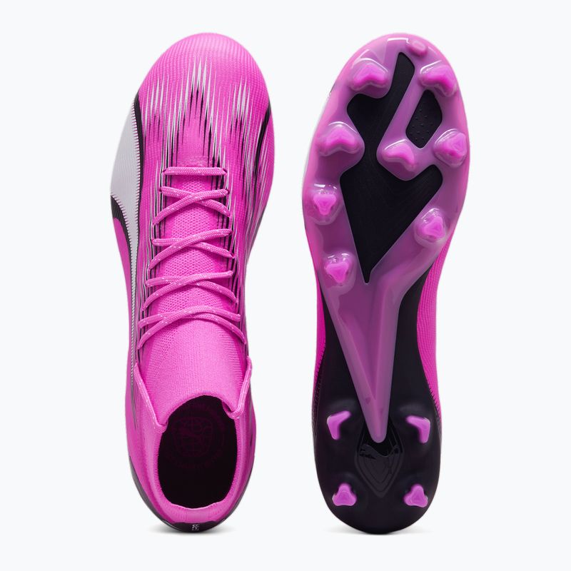 PUMA Ultra Pro FG/AG scarpe da calcio rosa veleno/puma bianco/puma nero 11
