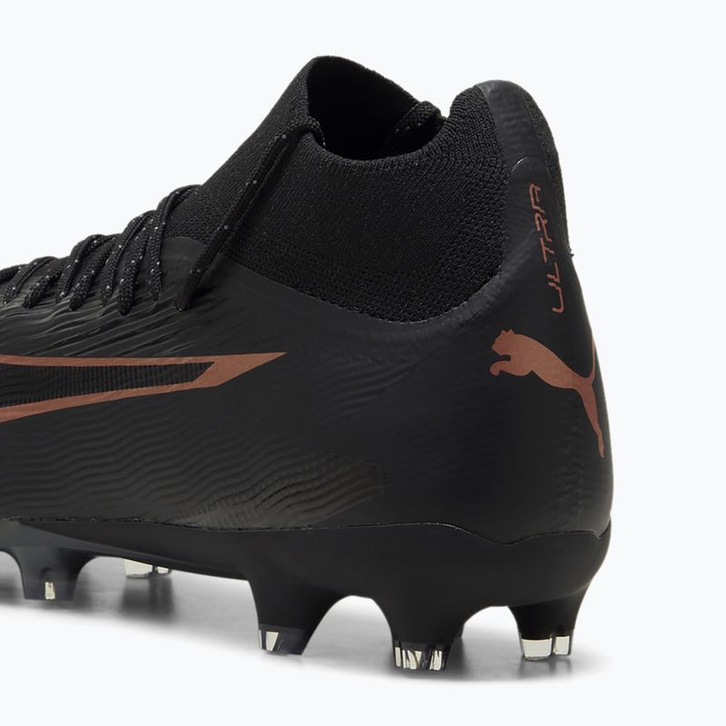PUMA Ultra Pro FG/AG scarpe da calcio puma nero/rame rosa 8