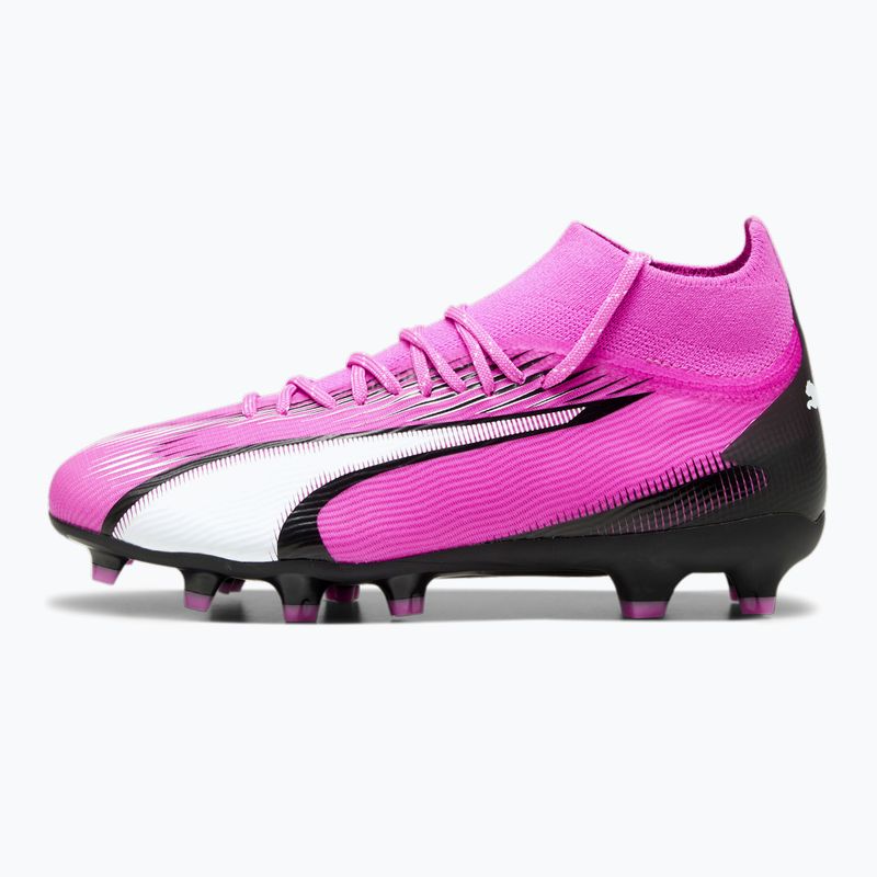 Scarpe da calcio PUMA Ultra Pro FG/AG Jr rosa velenoso/puma bianco/puma nero per bambini 8