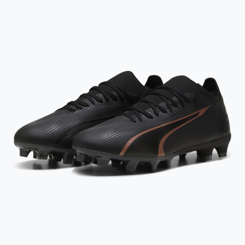 PUMA Ultra Match FG/AG scarpe da calcio puma nero/rame rosa 10