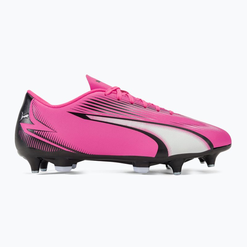 PUMA Ultra Play MxSG scarpe da calcio rosa veleno/puma bianco/puma nero 2