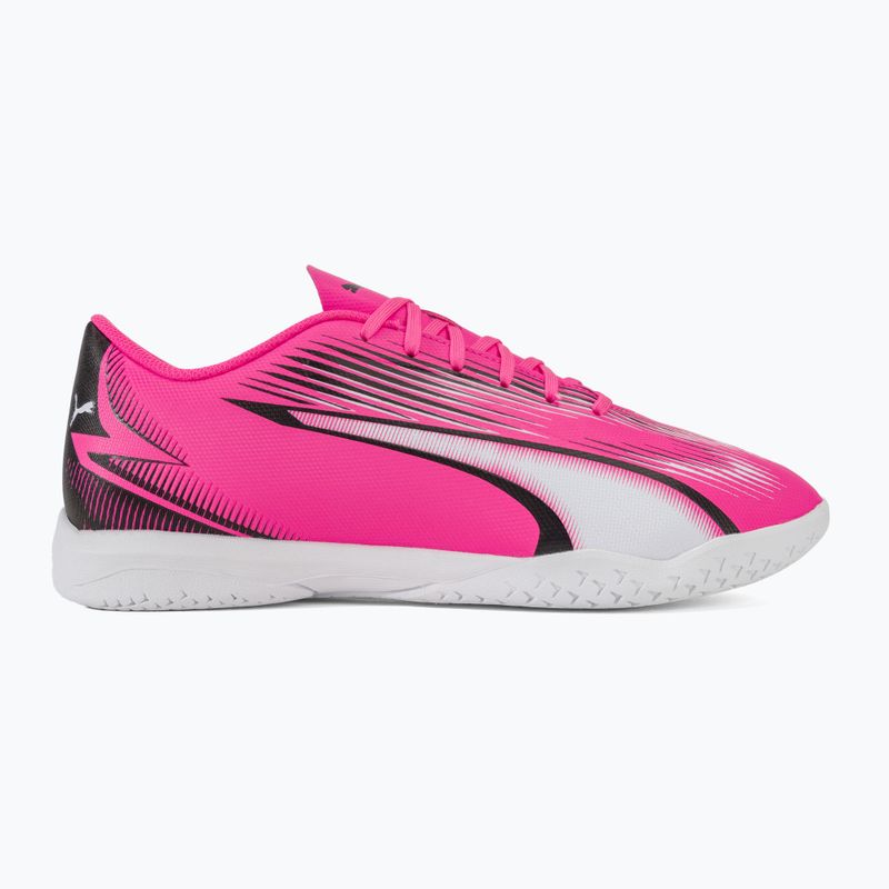 Scarpe da calcio PUMA Ultra Play IT rosa velenoso/puma bianco/puma nero 2