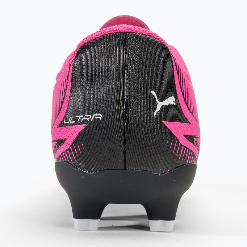 Scarpe da calcio PUMA Ultra Play FG/AG Jr rosa velenoso/puma bianco/puma nero per bambini 6