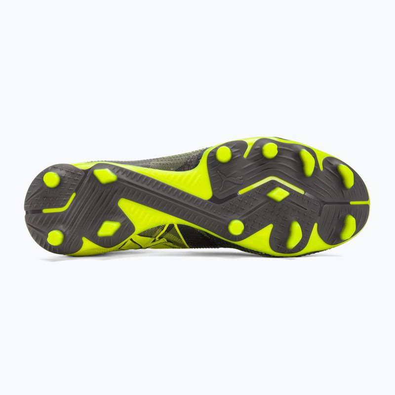 Scarpe da calcio PUMA Future 7 Match Rush FG/AG grigio forte/grigio scuro freddo/elettrico lime 4