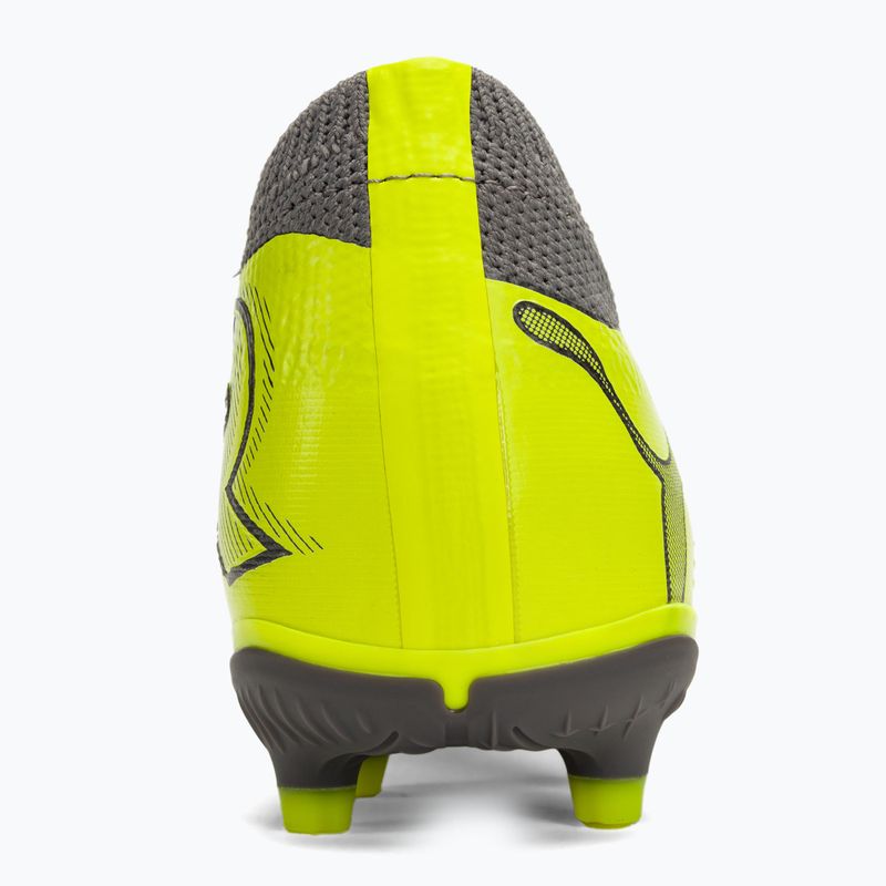 Scarpe da calcio PUMA Future 7 Match Rush FG/AG grigio forte/grigio scuro freddo/elettrico lime 6
