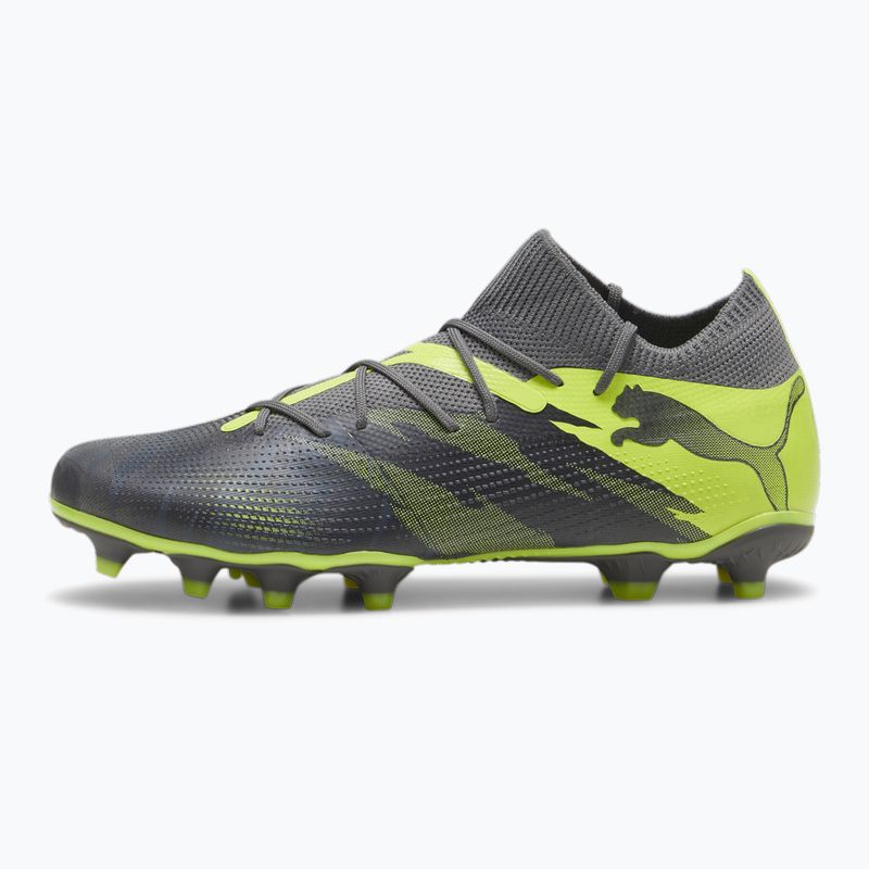 Scarpe da calcio PUMA Future 7 Match Rush FG/AG grigio forte/grigio scuro freddo/elettrico lime 8