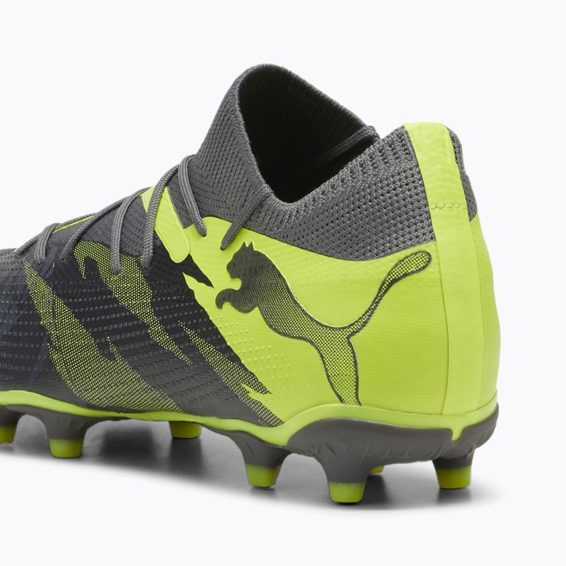 Scarpe da calcio PUMA Future 7 Match Rush FG/AG grigio forte/grigio scuro freddo/elettrico lime 13