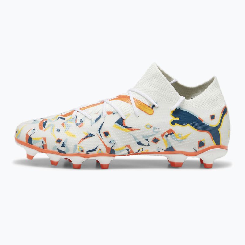Scarpe da calcio PUMA Future 7 Match Creativity FG/AG white/ocean tropic/turquoise surf/hot heat/sunstream 8