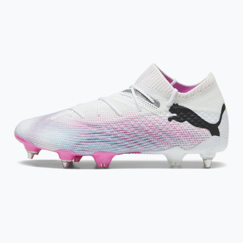 Scarpe da calcio PUMA Future 7 Ultimate Rush FG/AG grigio forte/grigio scuro freddo/elettrico lime 8