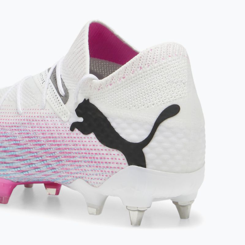 Scarpe da calcio PUMA Future 7 Ultimate Rush FG/AG grigio forte/grigio scuro freddo/elettrico lime 13