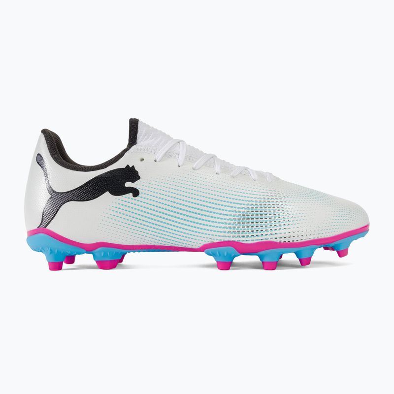 PUMA Future 7 Play FG/AG scarpe da calcio puma bianco/puma nero/rosa 2