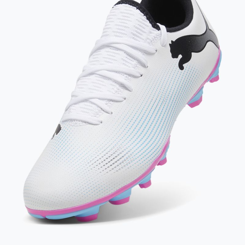 PUMA Future 7 Play FG/AG scarpe da calcio puma bianco/puma nero/rosa 12