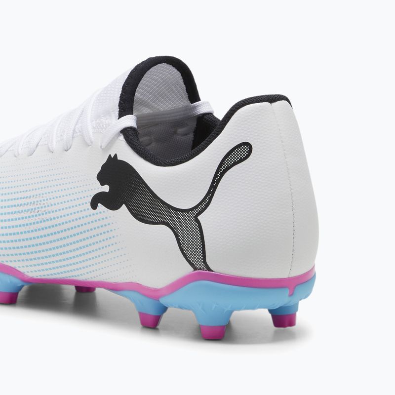PUMA Future 7 Play FG/AG scarpe da calcio puma bianco/puma nero/rosa 13