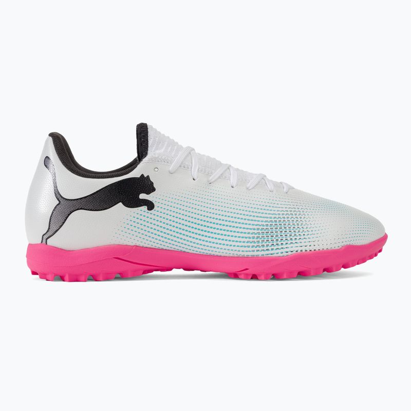 PUMA Future 7 Play TT scarpe da calcio puma bianco/puma nero/rosa 2