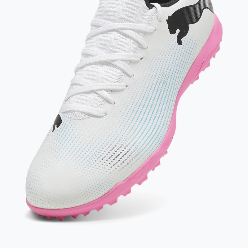 PUMA Future 7 Play TT scarpe da calcio puma bianco/puma nero/rosa 12