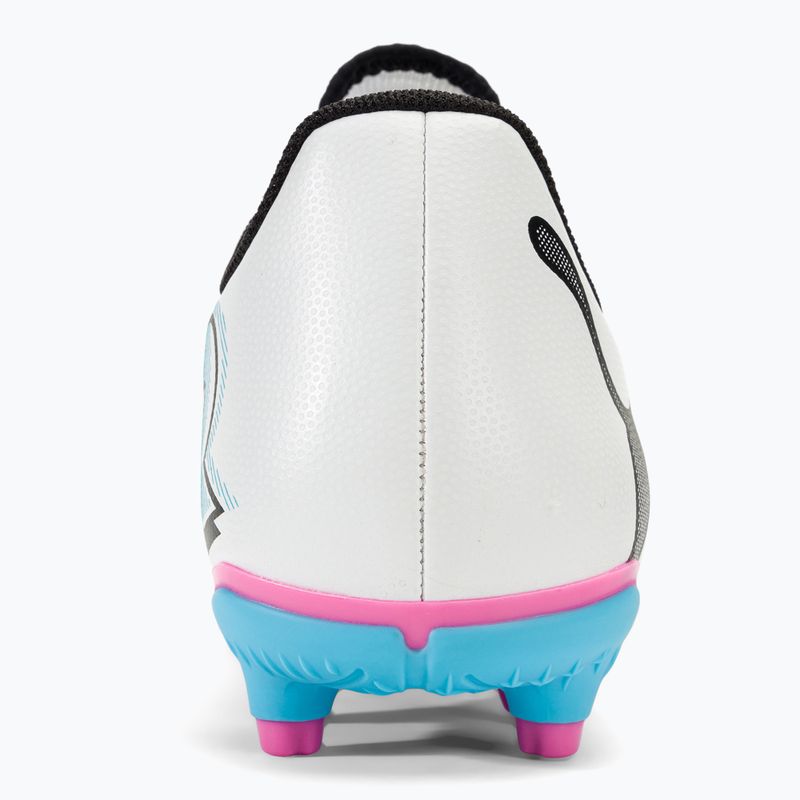 Scarpe da calcio per bambini PUMA Future 7 Play FG/AG puma bianco/puma nero/rosa 6