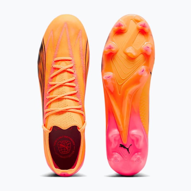 Scarpe da calcio PUMA Ultra Ultimate FG/AG sunset glow/puma nero/sun stream 11