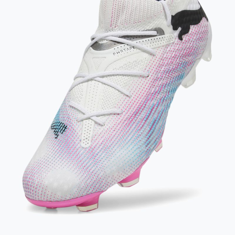 PUMA Future 7 Ultimate FG/AG scarpe da calcio puma bianco/puma nero/rosa 9