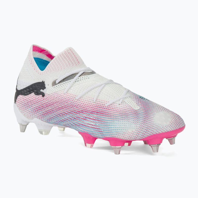 PUMA Future 7 Ultimate MxSG scarpe da calcio puma bianco / puma nero / rosa avvelenato