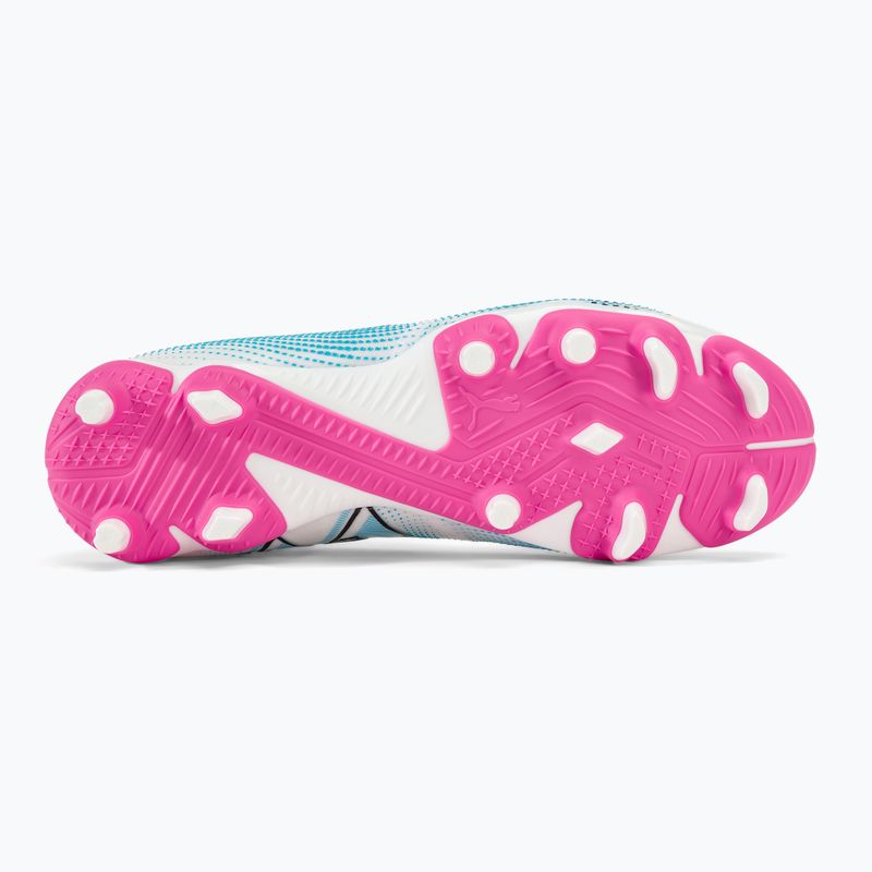 PUMA Future 7 Match FG/AG scarpe da calcio per bambini puma bianco/puma nero/rosa 4