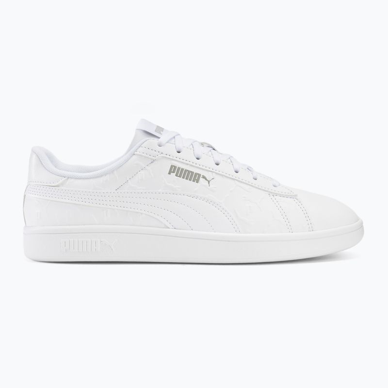 PUMA Smash 3.0 Superlogo scarpe puma bianco/grigio fumo 2