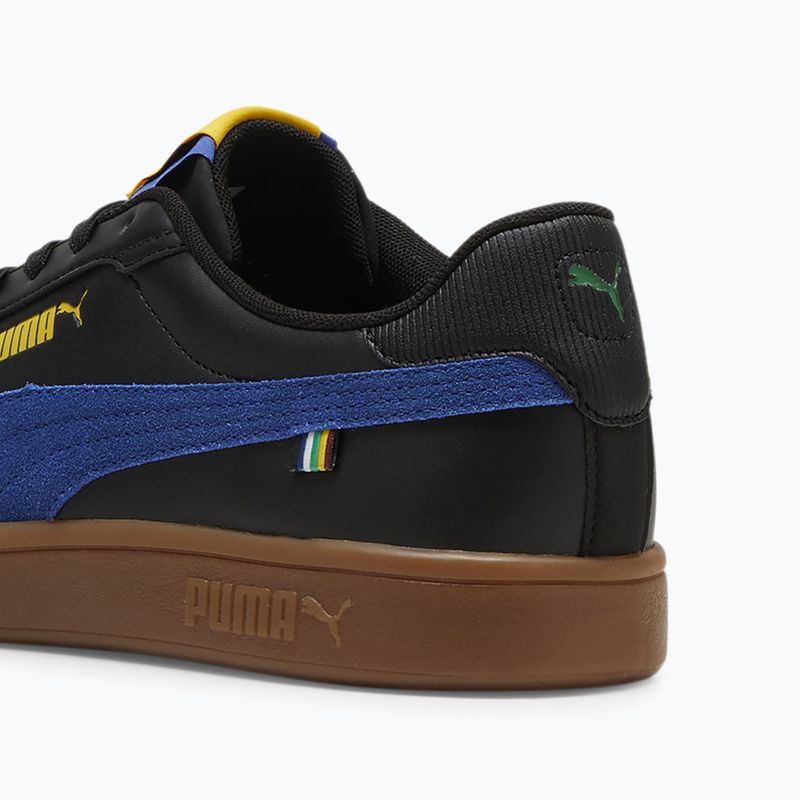 PUMA Smash 3.0 Calcio 24 puma nero/clyde royal/giallo scarpe sizzle 12