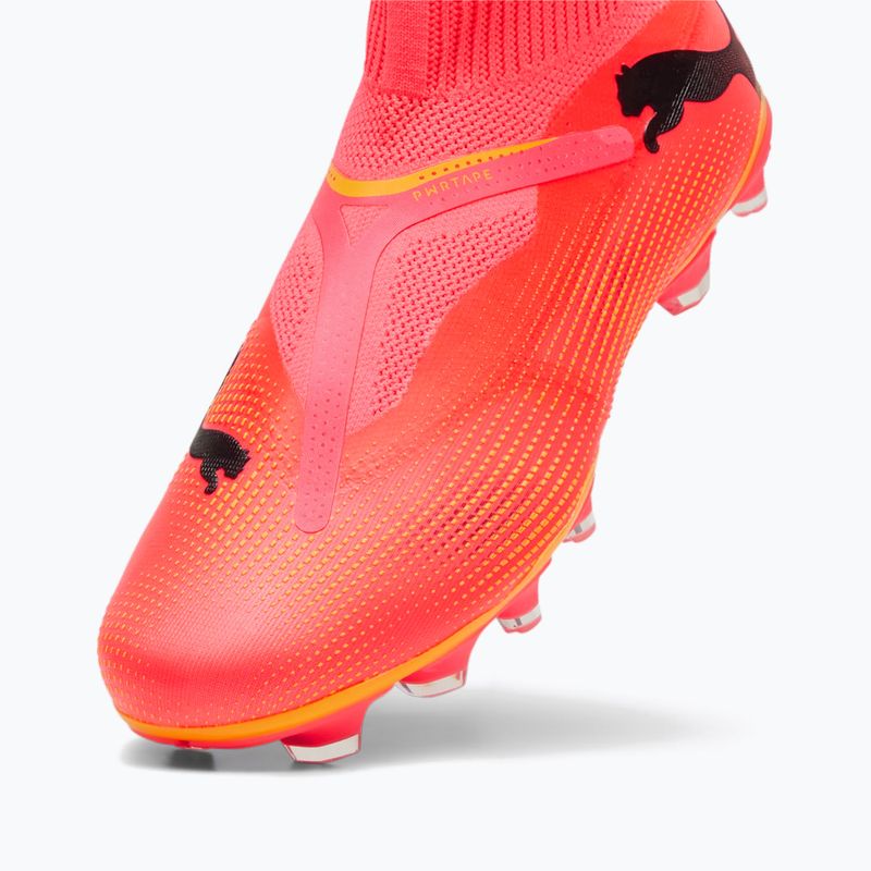 PUMA Future 7 Match+ LL FG/AG sunset glow/puma nero/sun stream scarpe da calcio 12