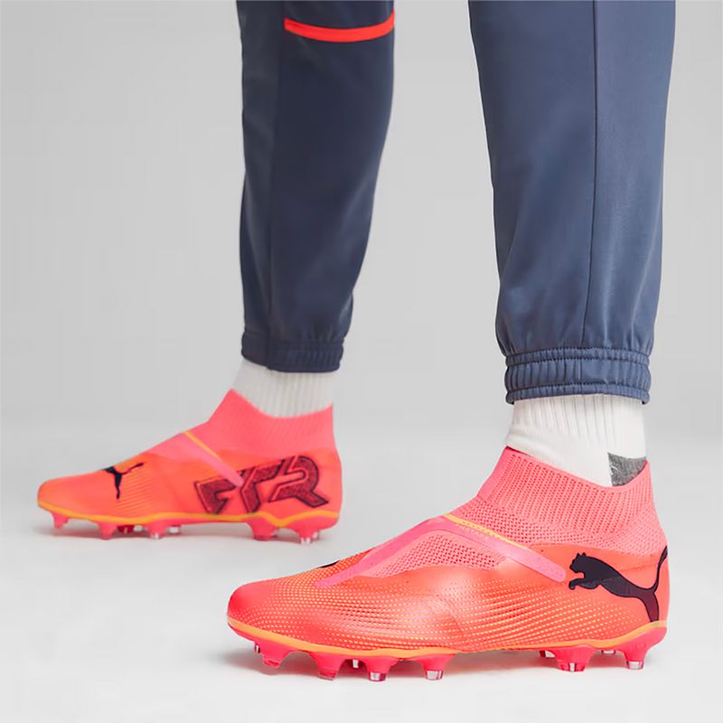 PUMA Future 7 Match+ LL FG/AG sunset glow/puma nero/sun stream scarpe da calcio 15
