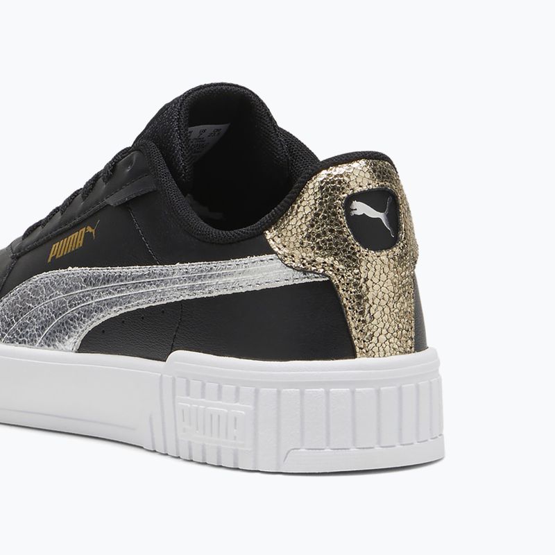 PUMA Carina 2.0 Metallic Shine scarpe da donna puma nero/puma argento/puma oro 12