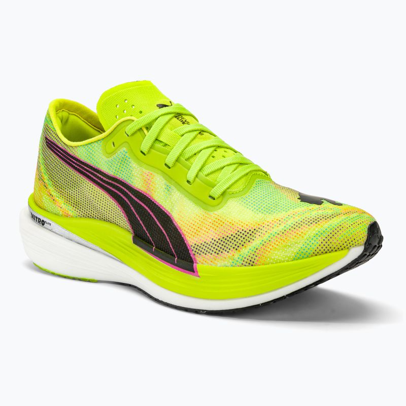 Scarpe da corsa da uomo PUMA Deviate Nitro Elite 2 Psychedelic Rush verde