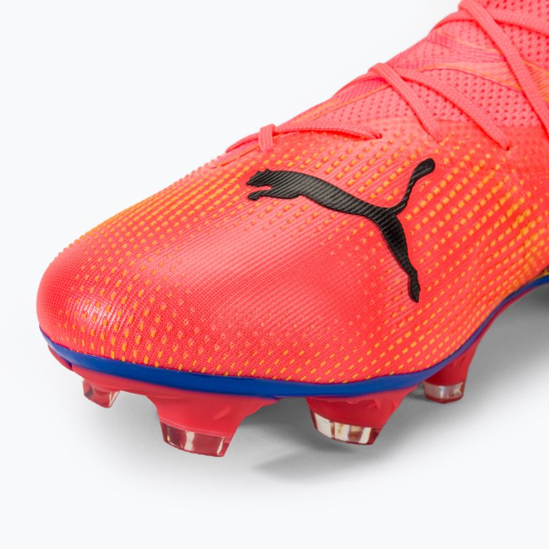 PUMA Future 7 Match Neymar Jr FG/AG scarpe da calcio sunset glow/nero/sun stream/puma verde/blu 7