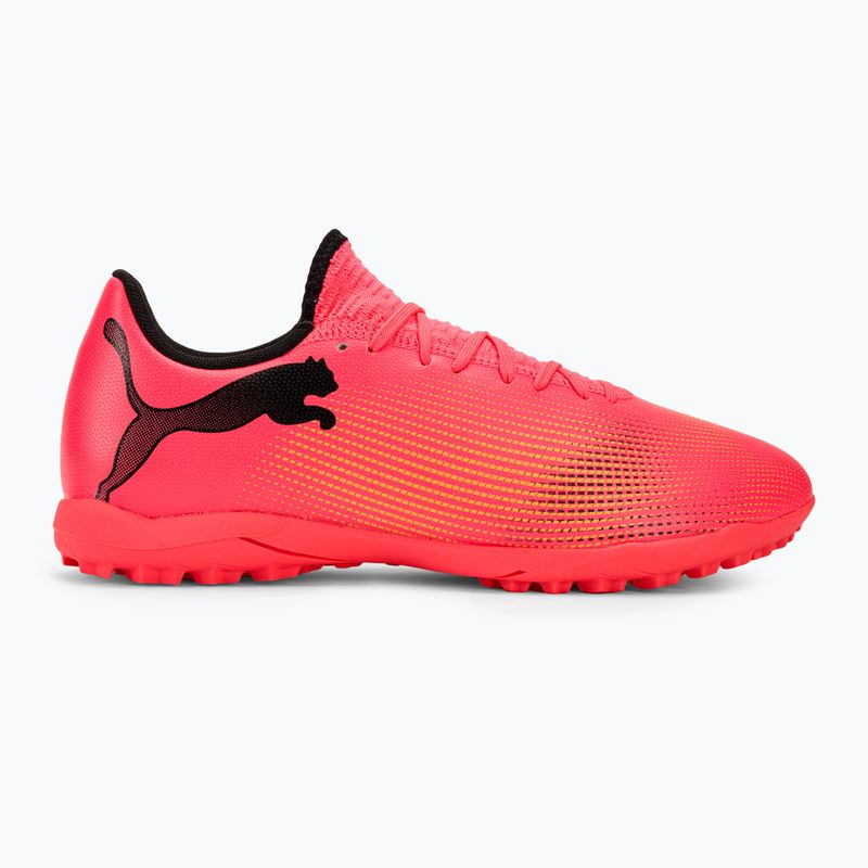 PUMA Future 7 Play TT scarpe da calcio sunset glow/puma nero/sun stream 2