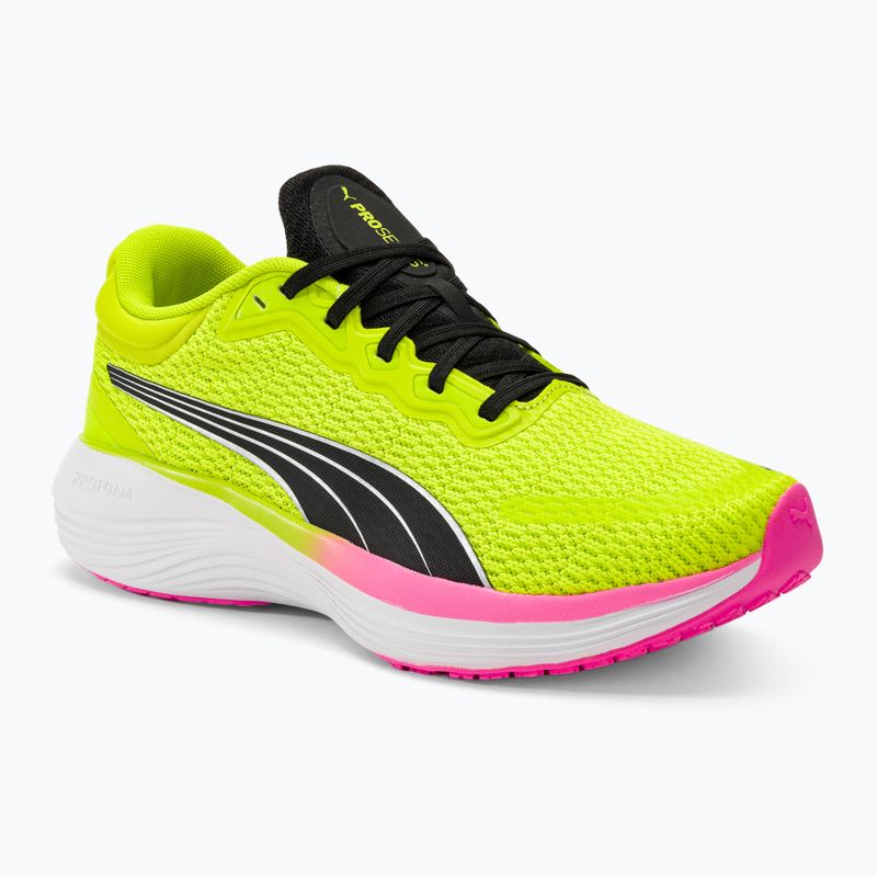 PUMA Scend Pro scarpe da corsa lime pow/rosa velenosa/bianco puma