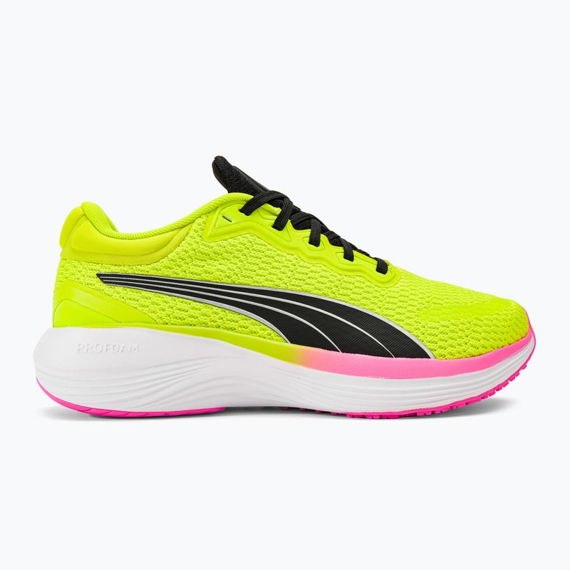 PUMA Scend Pro scarpe da corsa lime pow/rosa velenosa/bianco puma 2