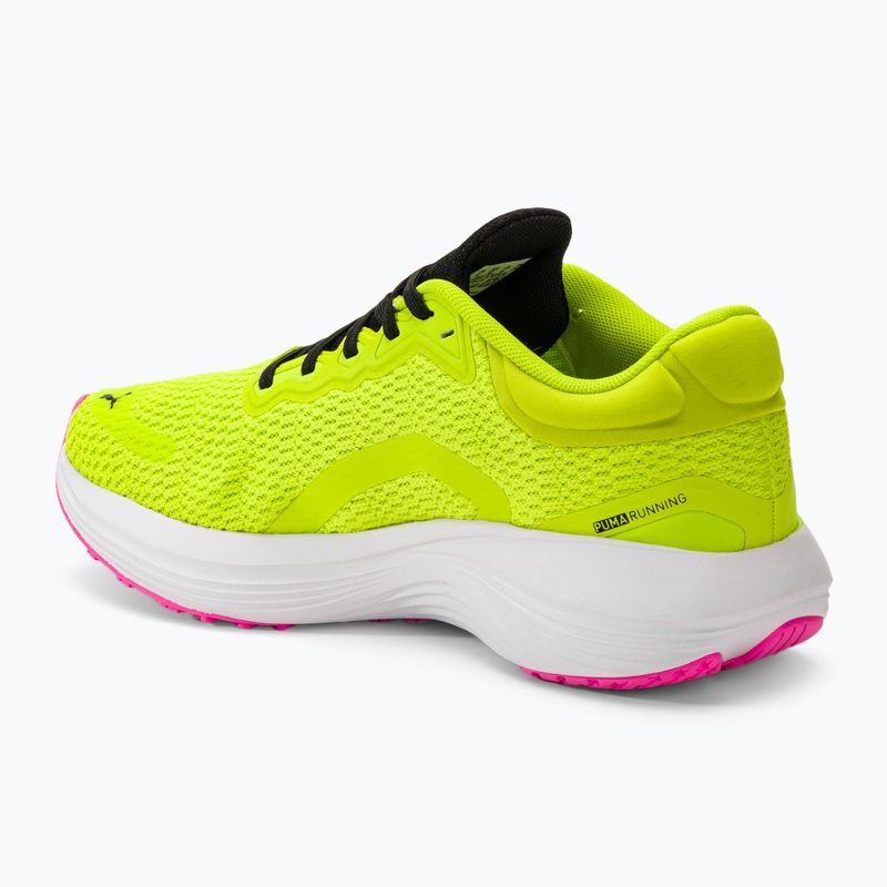 PUMA Scend Pro scarpe da corsa lime pow/rosa velenosa/bianco puma 3