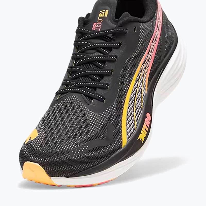 Scarpe da corsa da uomo PUMA Velocity Nitro 3 nero 5