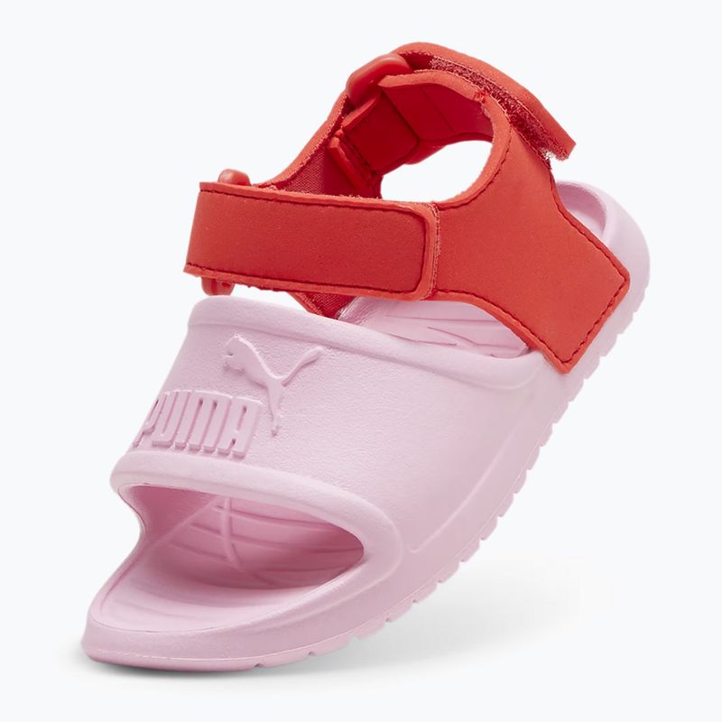 PUMA Divecat v2 Injex PS sandali per bambini rosa lilla/rosso attivo 10