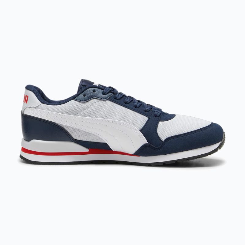 PUMA ST Runner v3 Mesh scarpe argento/bianco/club navy/per sempre rosso/nero 9