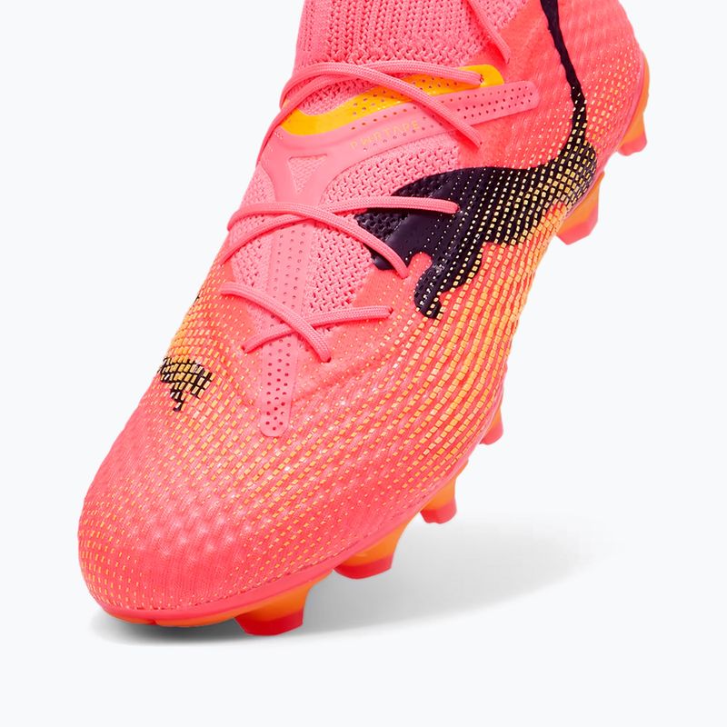PUMA Future 7 PRO+ FG/AG sunset glow/puma nero/sun stream scarpe da calcio 12