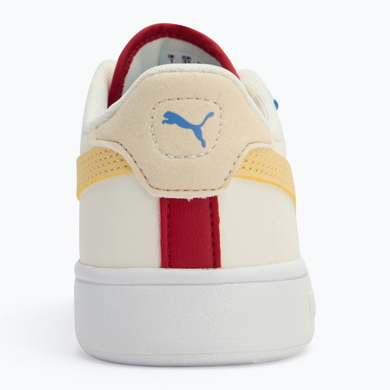 PUMA Smash 3.0 Summer Camp V PS scarpe da bambino bianco caldo/camomilla/puma bianco 6